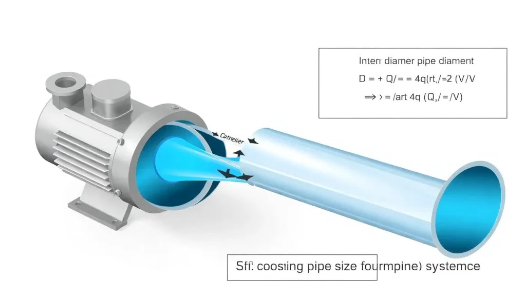 Featured image for How to Choose the Right Pipe Size for a Pump System — Sizing, Piping & System Design