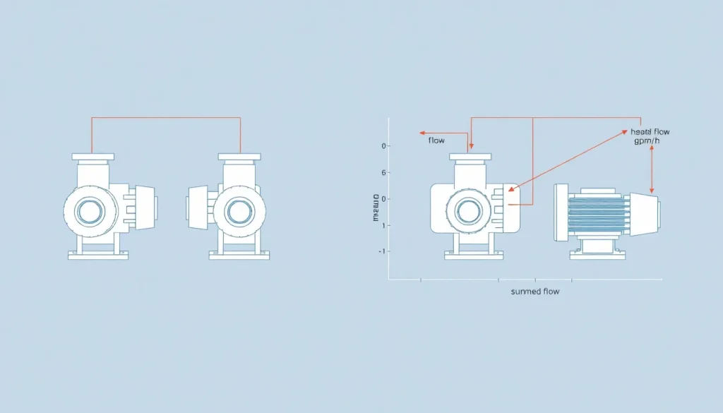 Featured image for Pumps in Series vs Parallel: How Curves, Flow, and Head Combine — Sizing, Piping & System Design