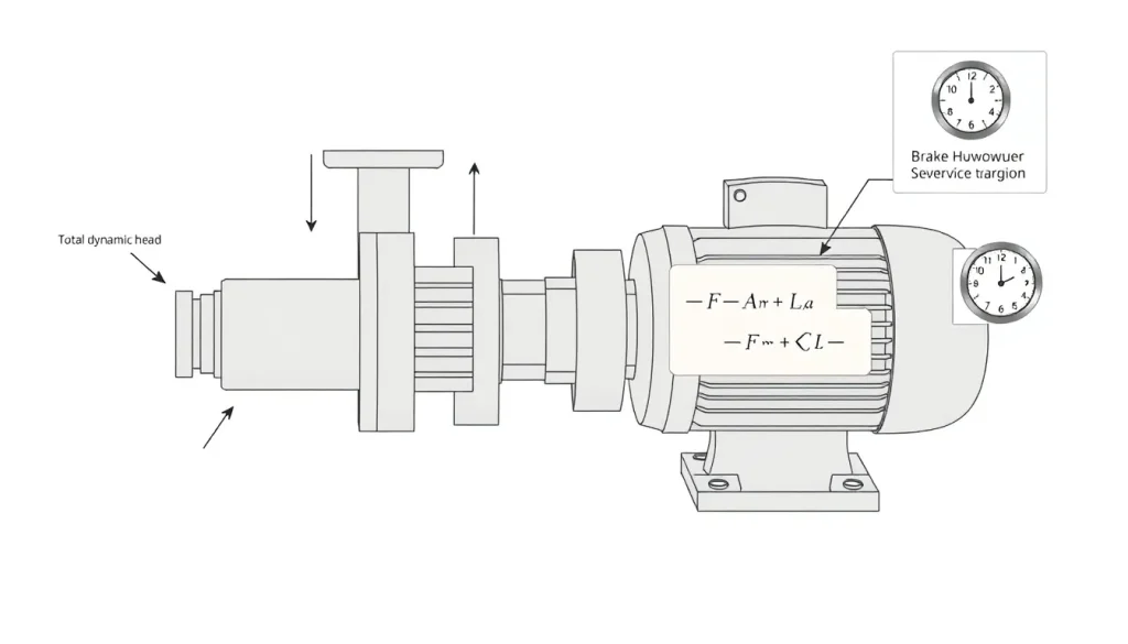 Featured image for How to Size a Pump Motor: Horsepower, Service Factor, and Safety Margin — Motors, Drives & Energy